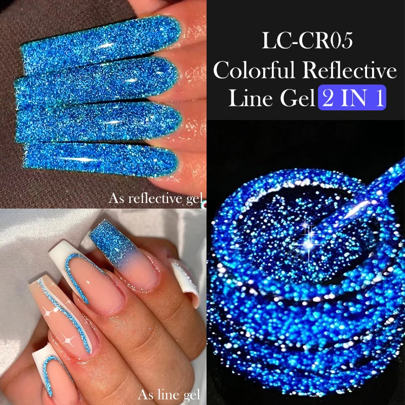 LILYCUTE Reflective Glitter Liner Gel