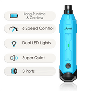 Rechargeable Six-Speed Nail Grinder
