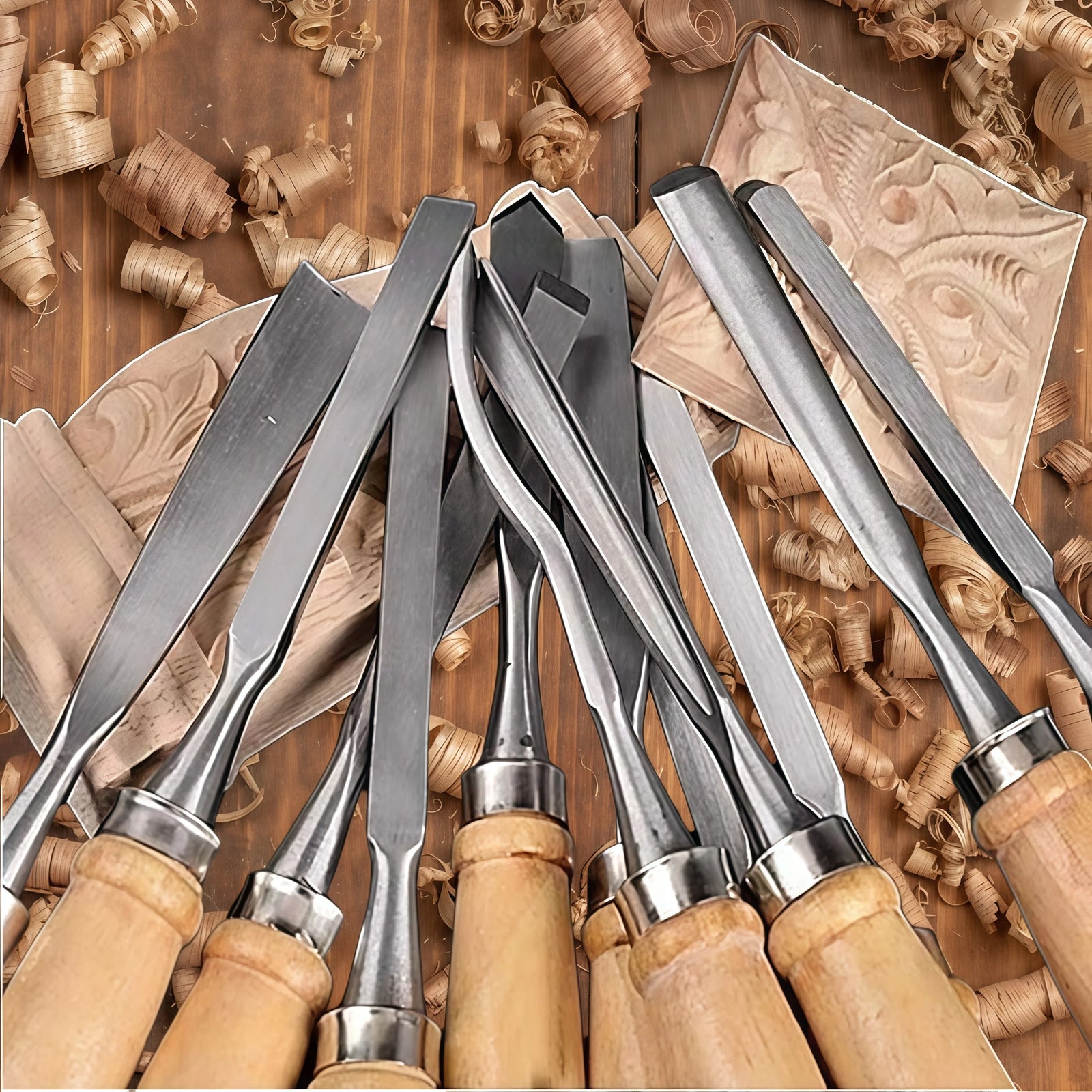12-Piece Wood Carving Chisels