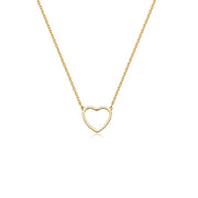 Stainless Heart Pendant Necklace