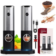 Rechargeable Electric Spice Grinder Set