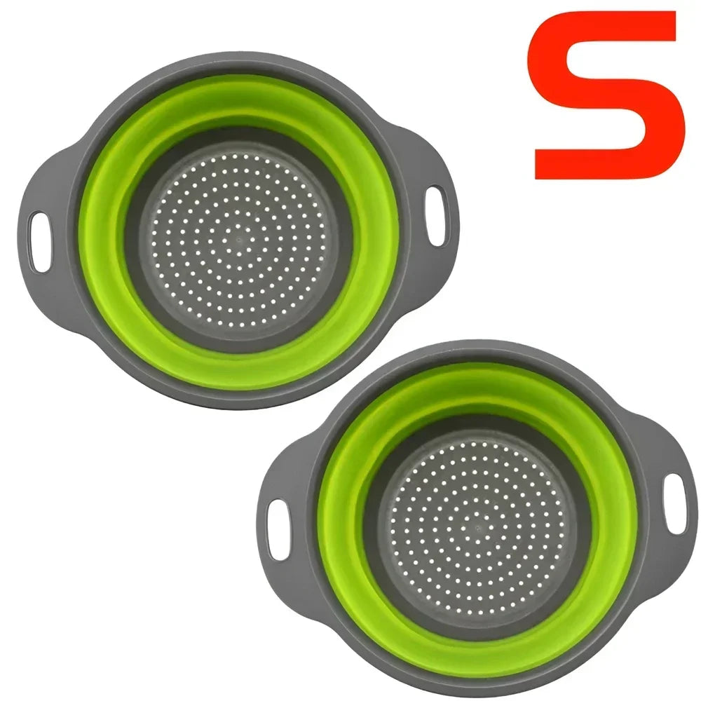 Foldable Silicone Colander Set