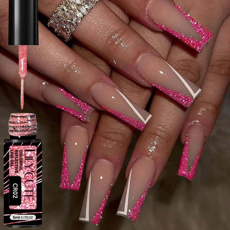 LILYCUTE Reflective Glitter Liner Gel
