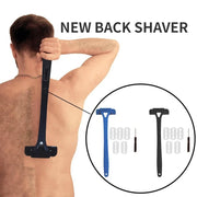 Foldable Long Handle Back Shaver