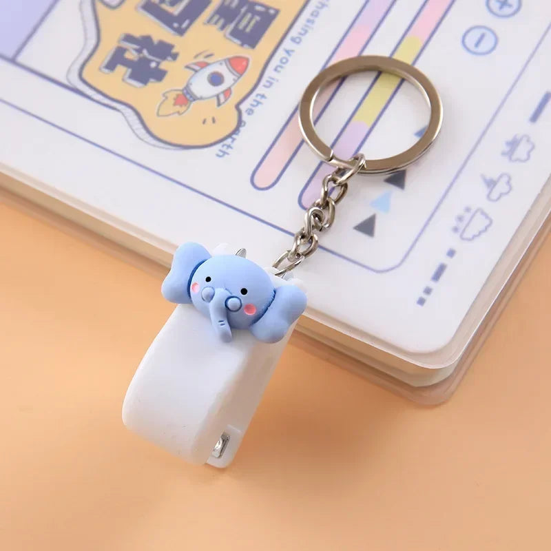 Kawaii Mini Stapler Keychain