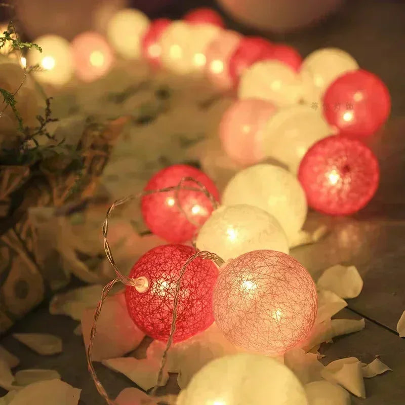 20LED Rattan Ball Lights