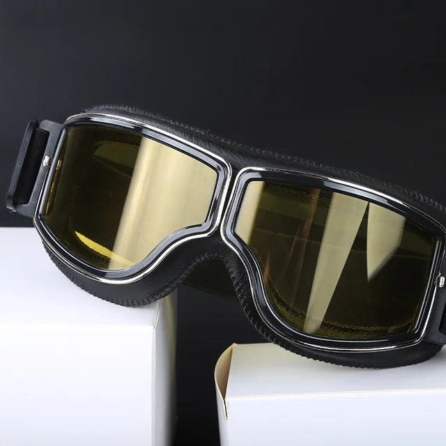 Retro Windproof Motorcycle Riding Glasses