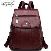 Vintage Genuine Leather Women's Backpack
