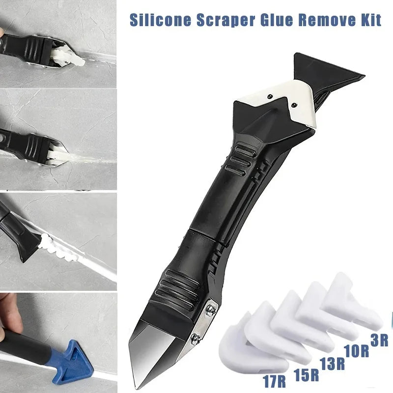 Five-in-One Silicone Scraper Kit