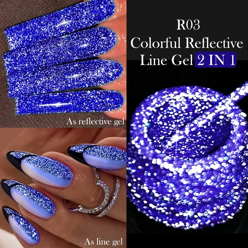 LILYCUTE Reflective Glitter Liner Gel