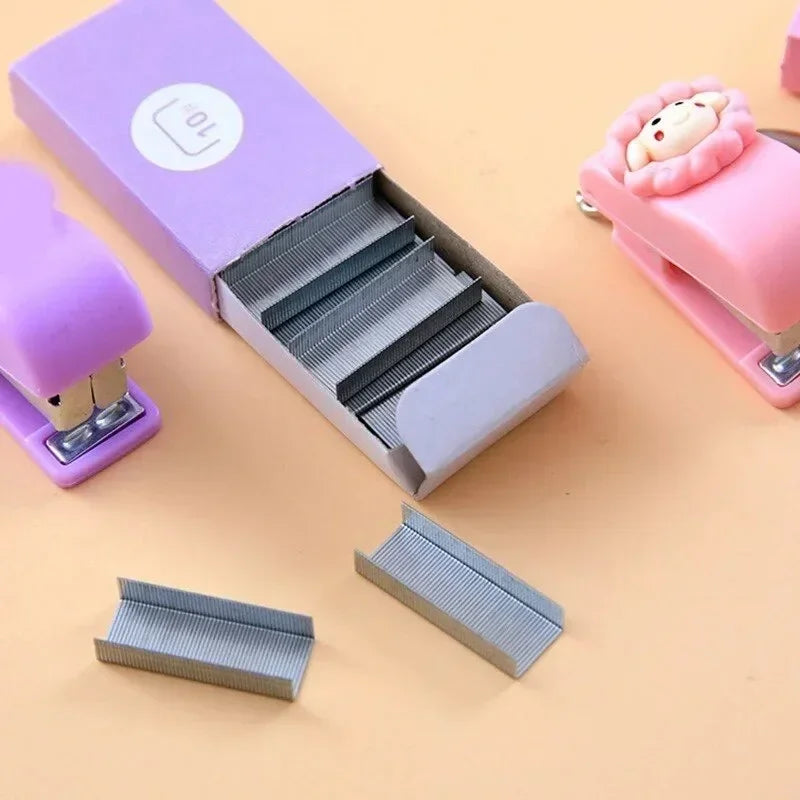 Kawaii Mini Stapler Keychain