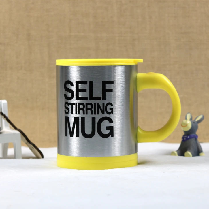 Stainless Self Stirring Coffee Mug