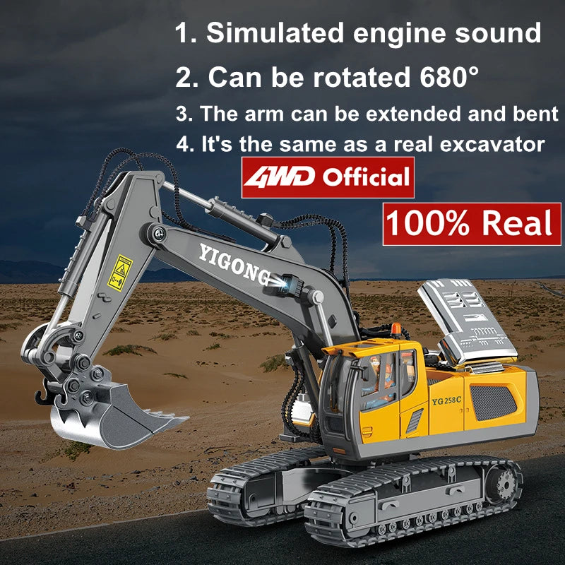 4WD Remote Construction Vehicle