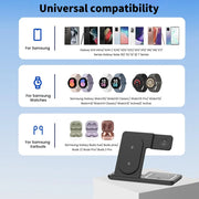 Foldable 3-in-1 Wireless Charger