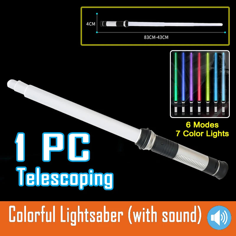 Seven-Color Light Saber Toy