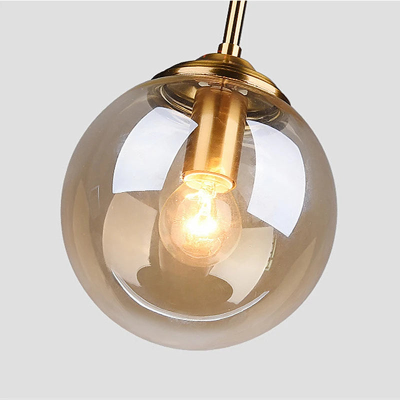 Nordic Glass Pendant Chandelier