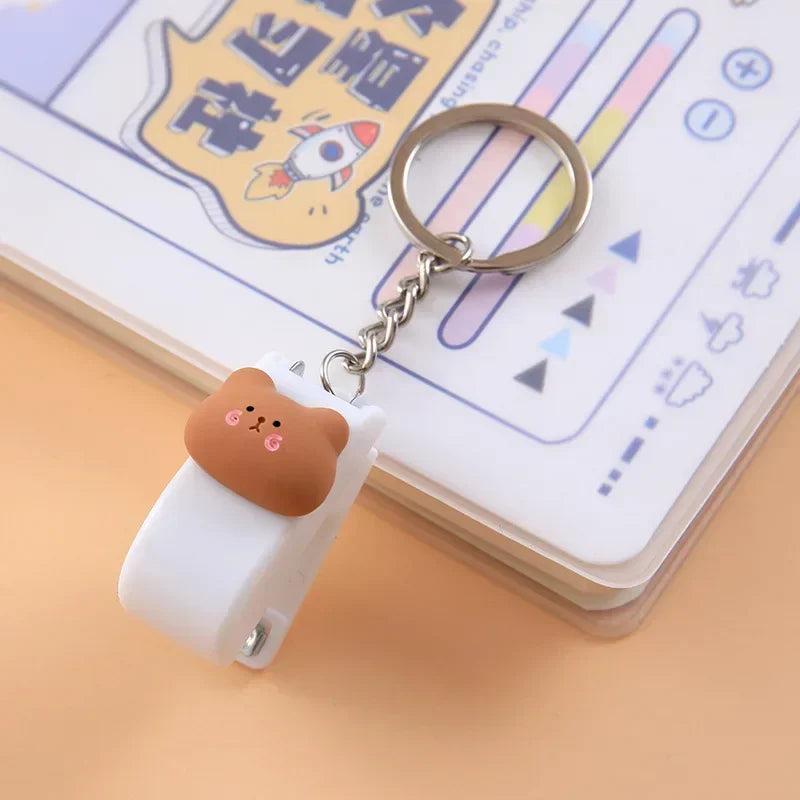 Kawaii Mini Stapler Keychain