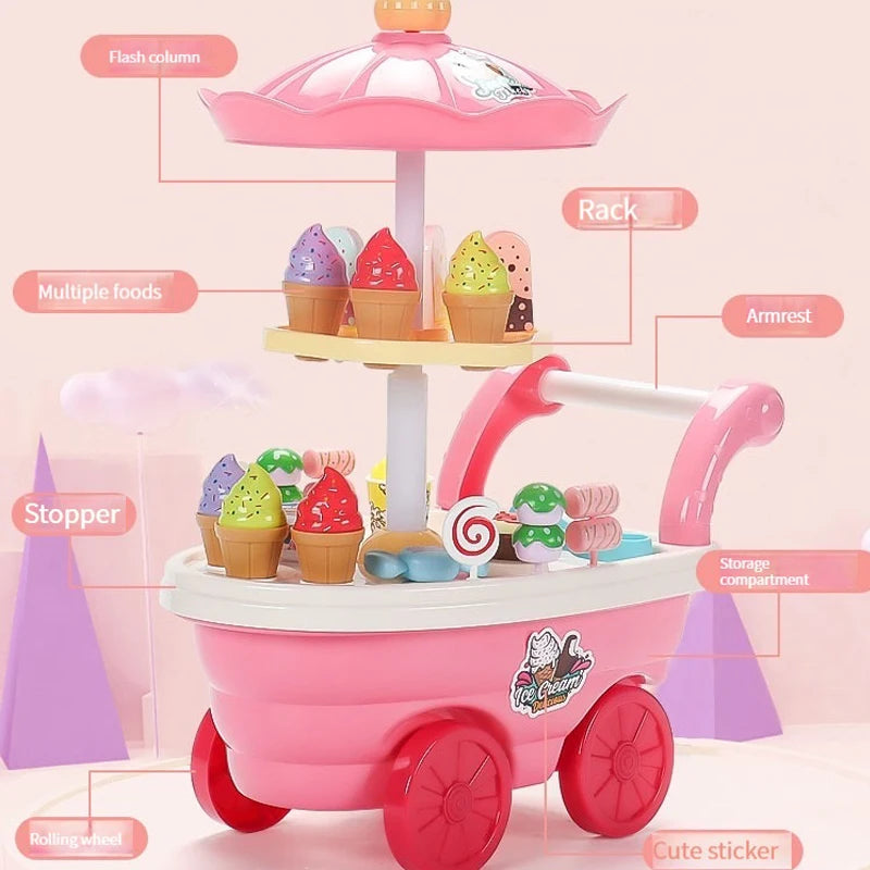 Ice Cream Cart Playset
