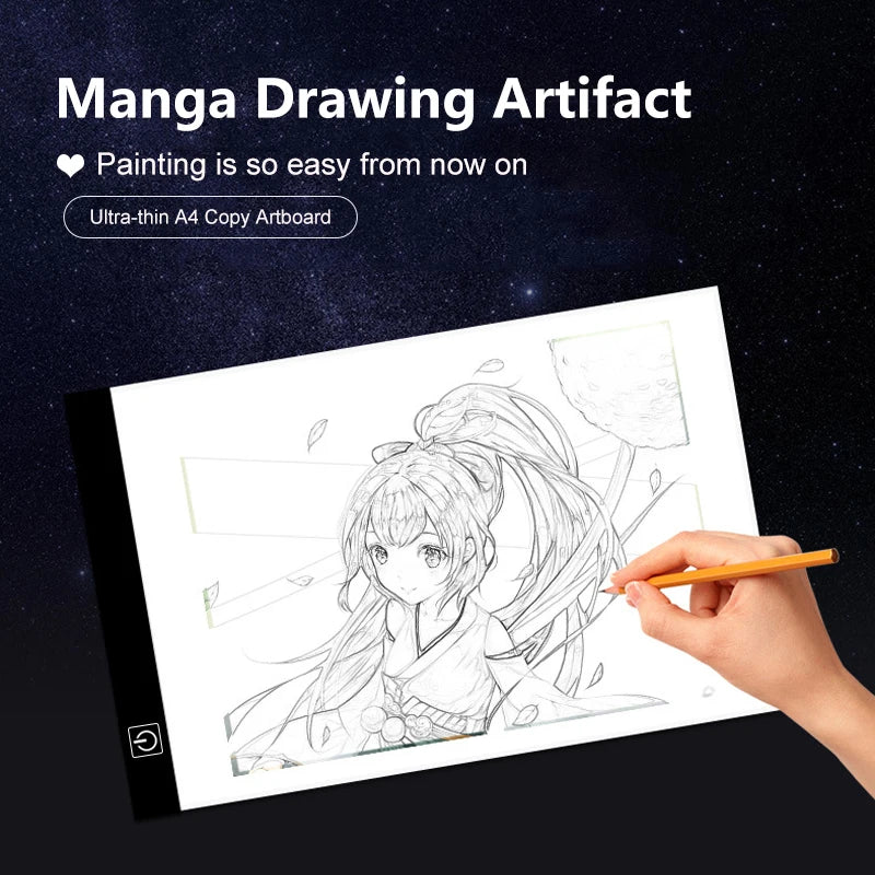 Dimmable A4 Drawing Light Pad