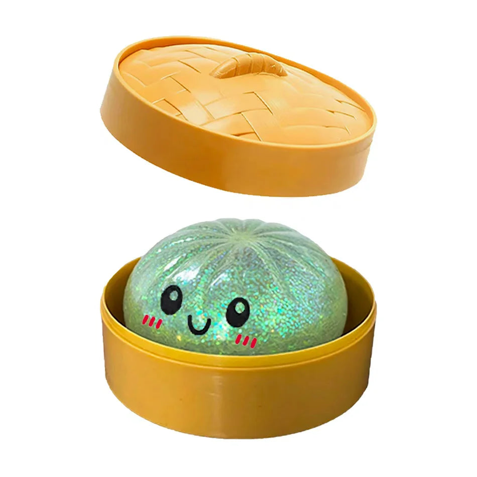 Glitter Dumpling Squishy Set