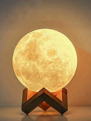 Glowing Galaxy Moon Nightlight