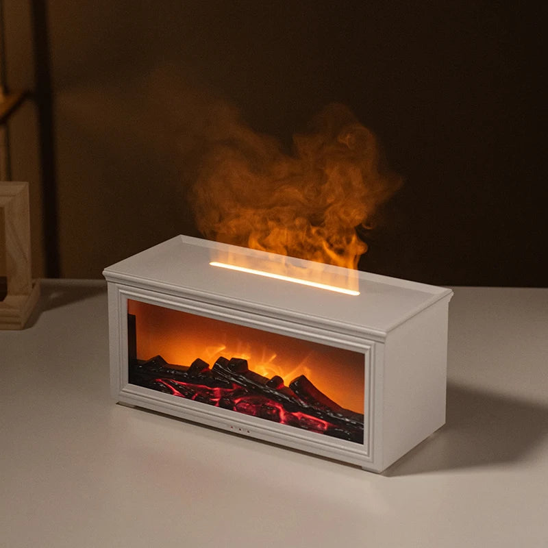 Seven-Color Flame Aroma Diffuser