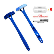 Foldable Long Handle Back Shaver
