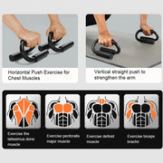 S-Shape Push-Up Training Handles