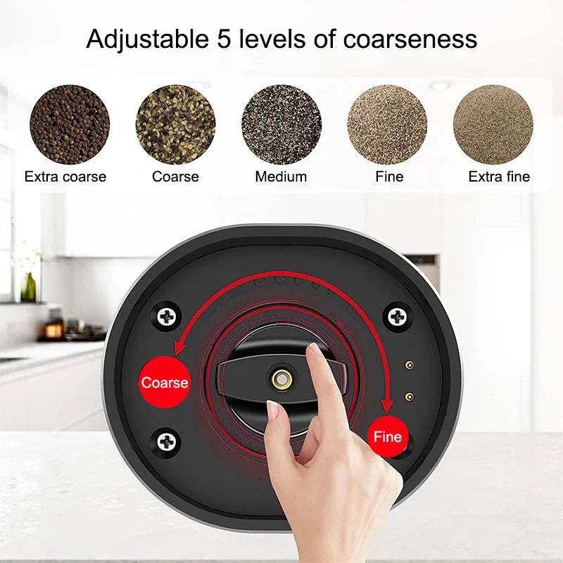Rechargeable Electric Spice Grinder Set