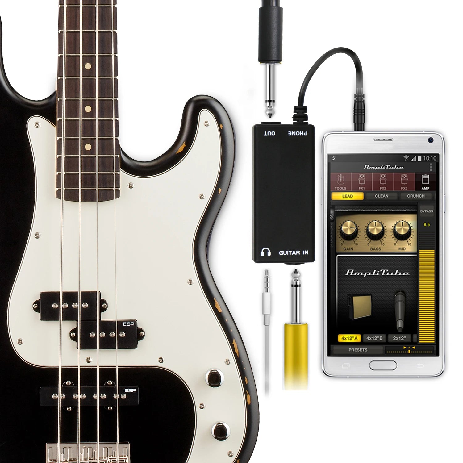 iPhone Guitar Effects Interface