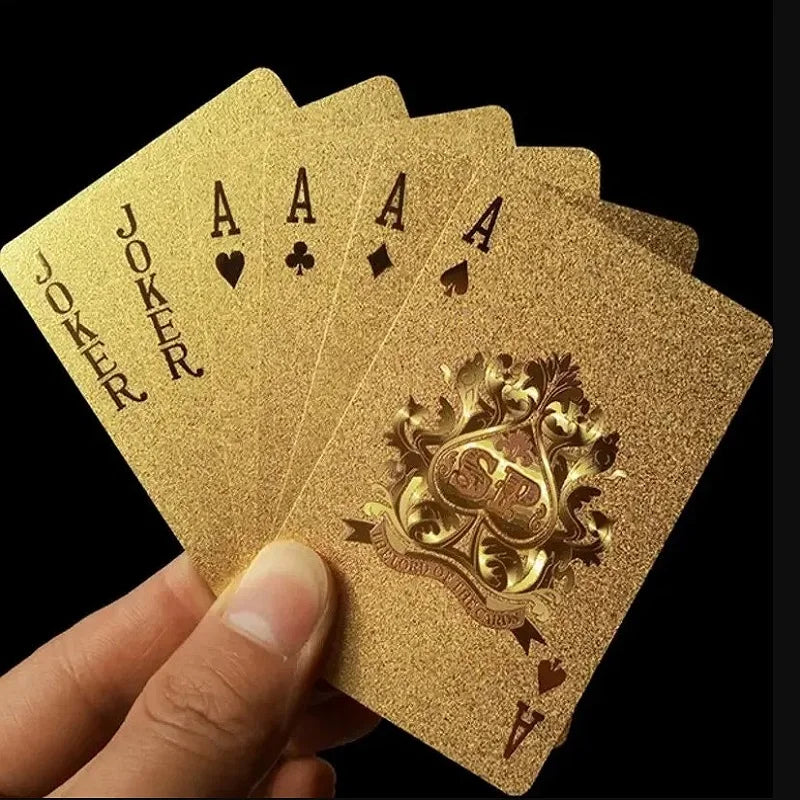 Waterproof Gold Playing Cards