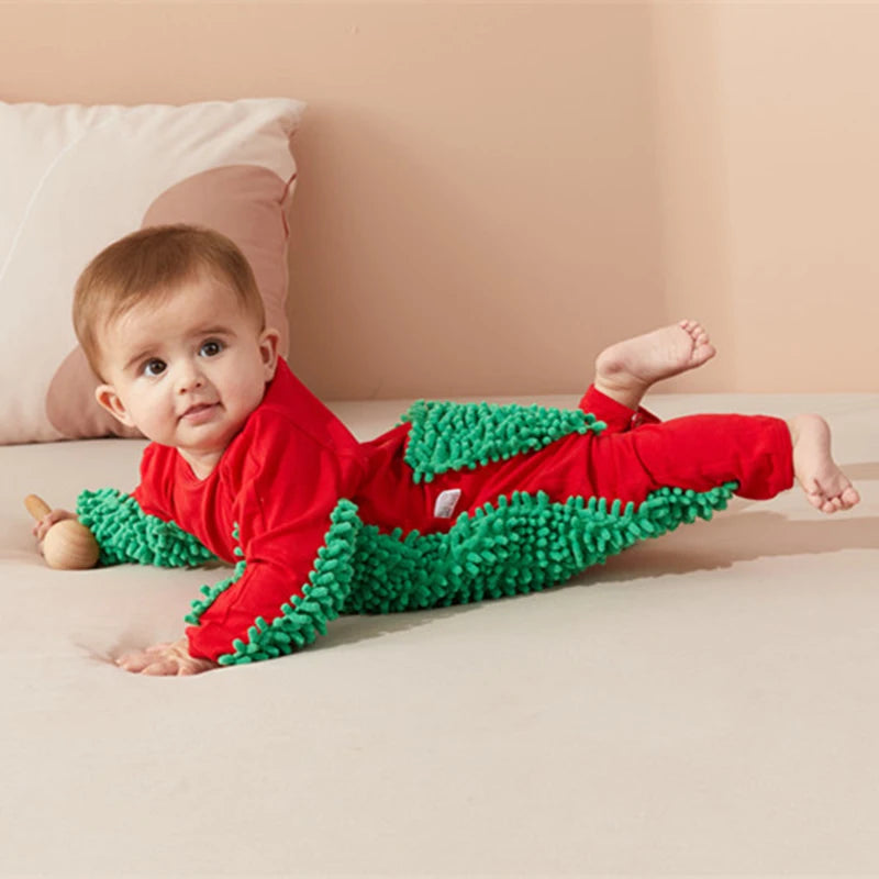 Cotton Long-Sleeve Baby Romper