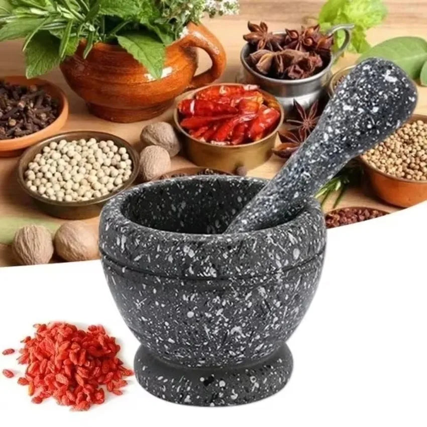 Manual Mortar Pestle Grinder
