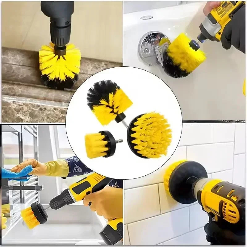 Drill Powered Scrubber Brushes