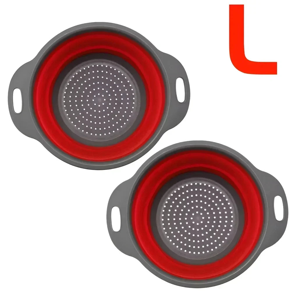 Foldable Silicone Colander Set