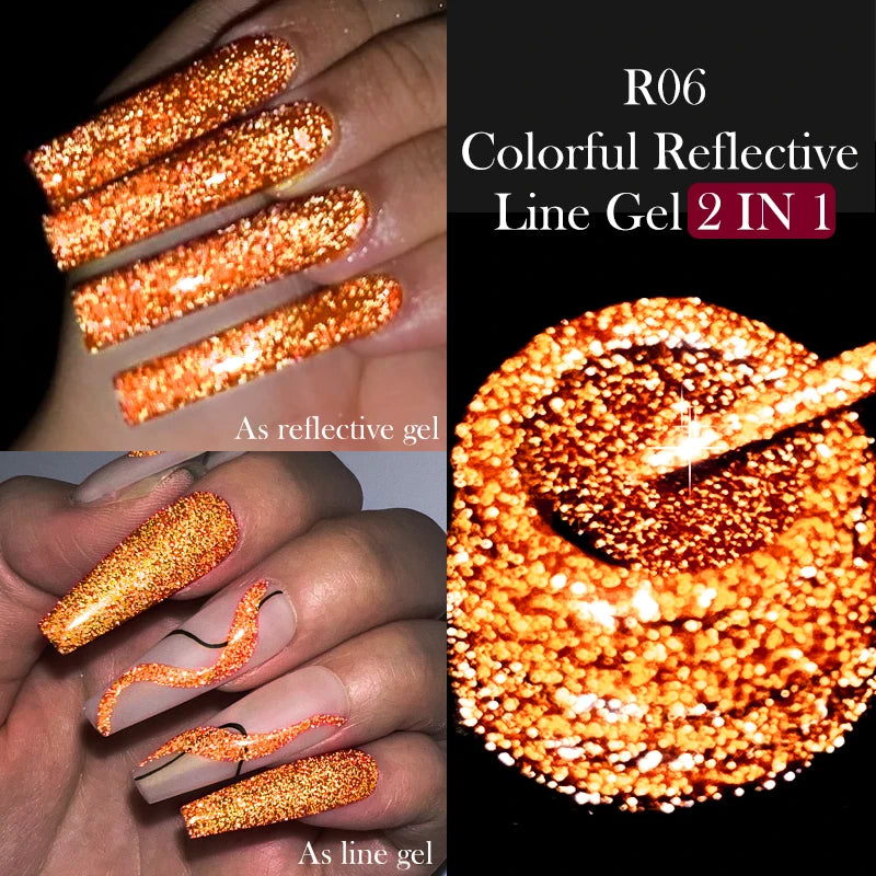 LILYCUTE Reflective Glitter Liner Gel
