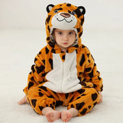 Hooded Animal Baby Romper