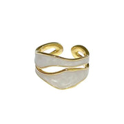 Gold Oil Drip Ring