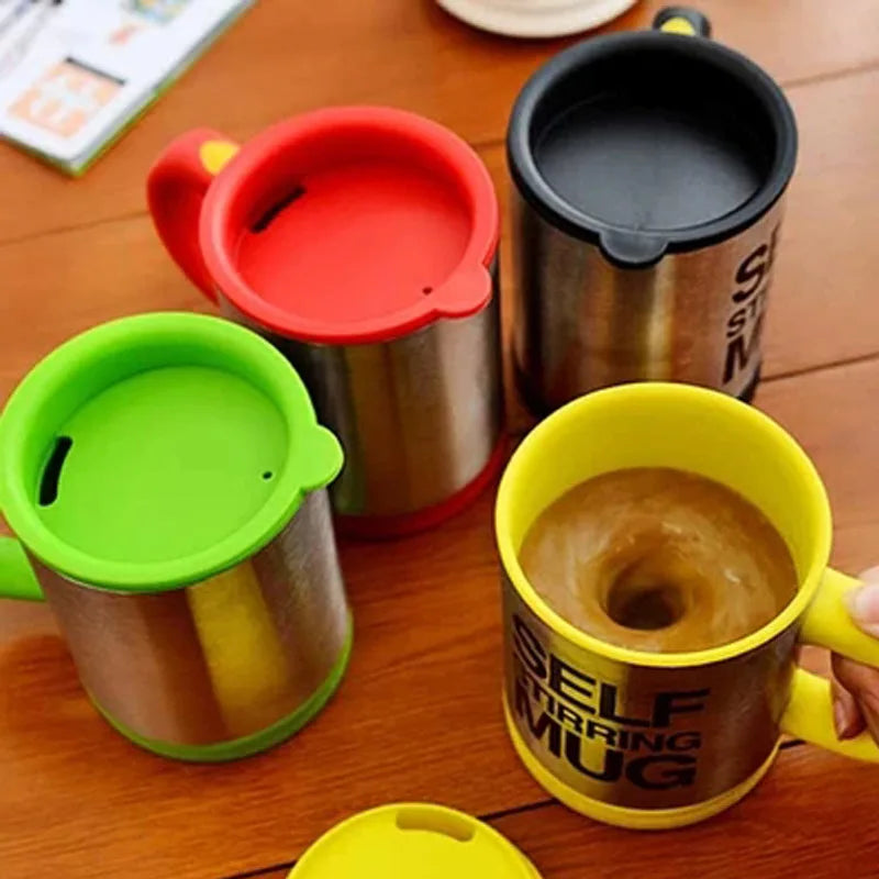 Stainless Self Stirring Coffee Mug