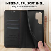 Magnetic Wallet Samsung Case