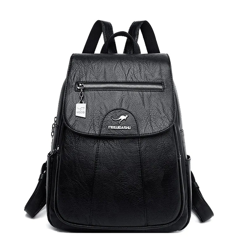 Vintage Genuine Leather Women's Backpack