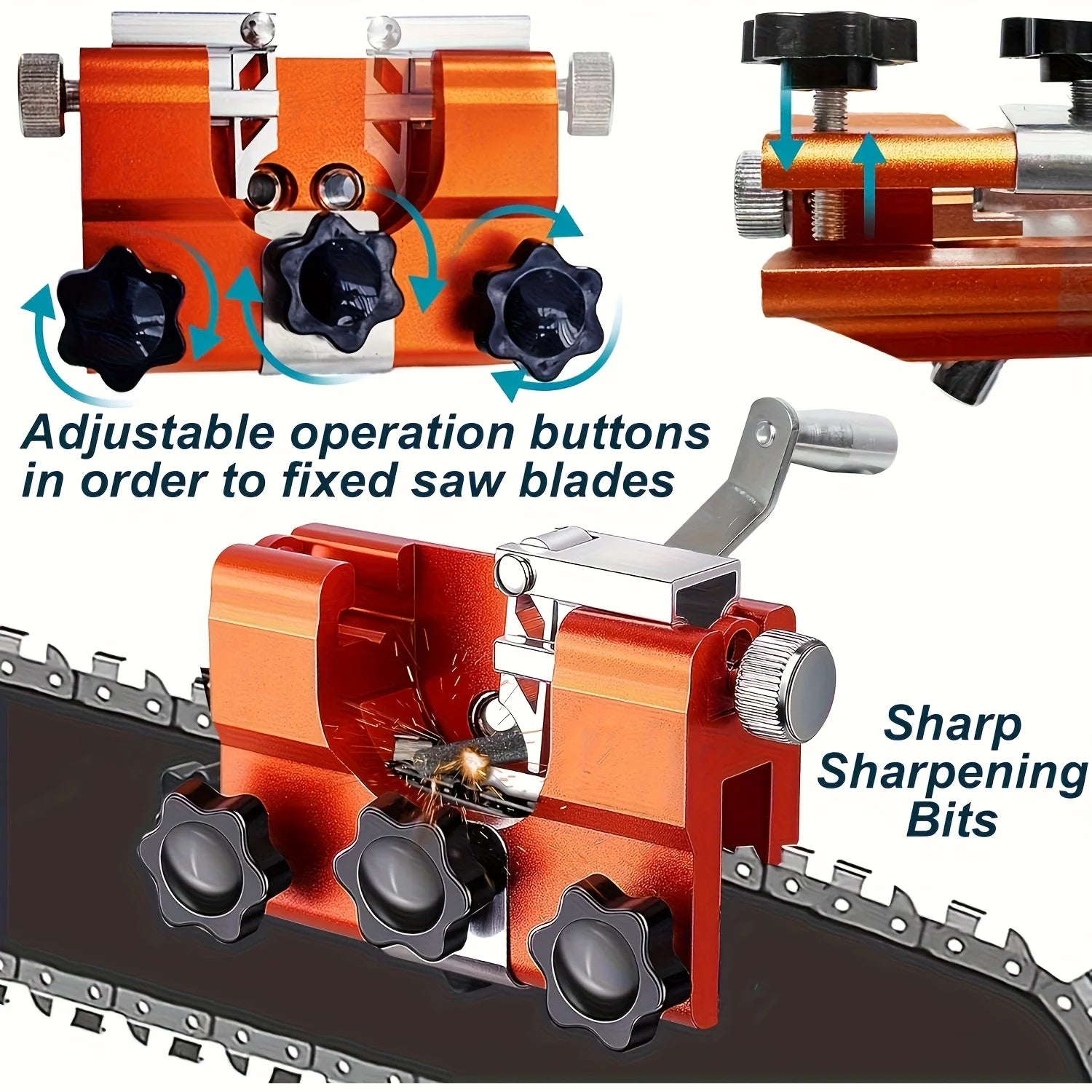 Handheld Chainsaw Chain Sharpener