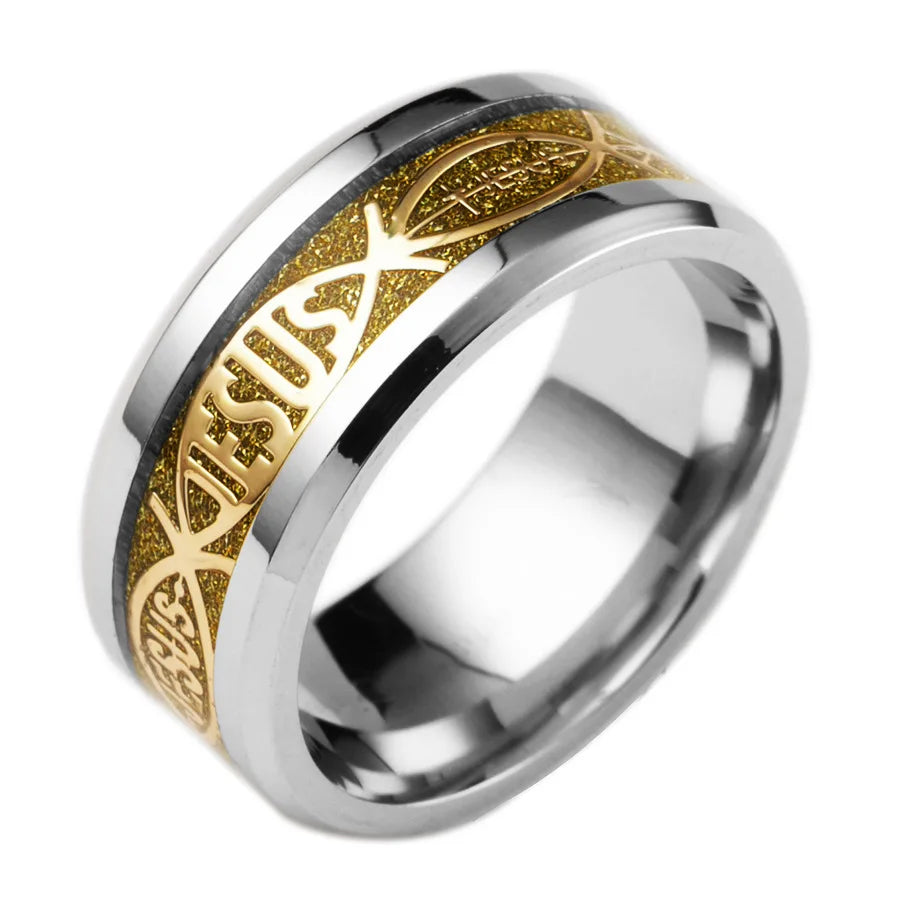 Meteorite Tungsten Wedding Ring