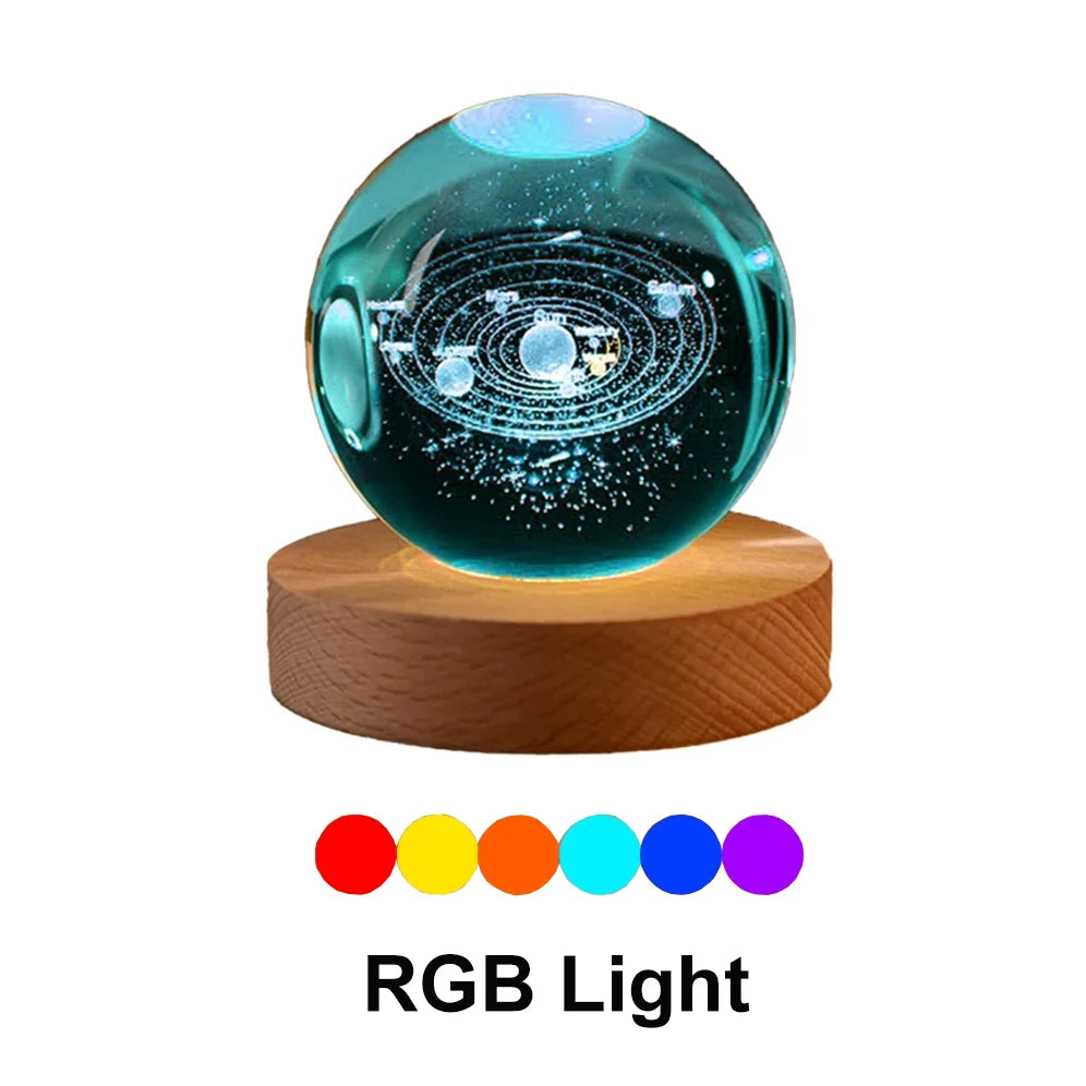 Crystal Cosmos Ball Nightlight