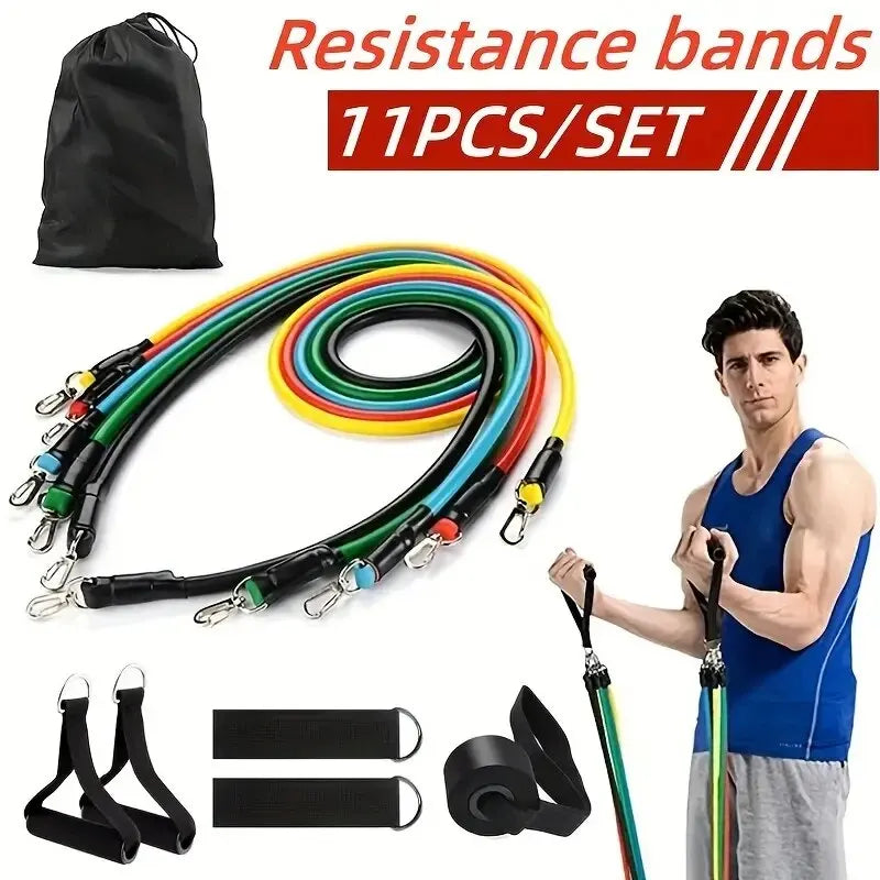 11-Piece Resistance Band Set
