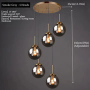 Nordic Glass Pendant Chandelier