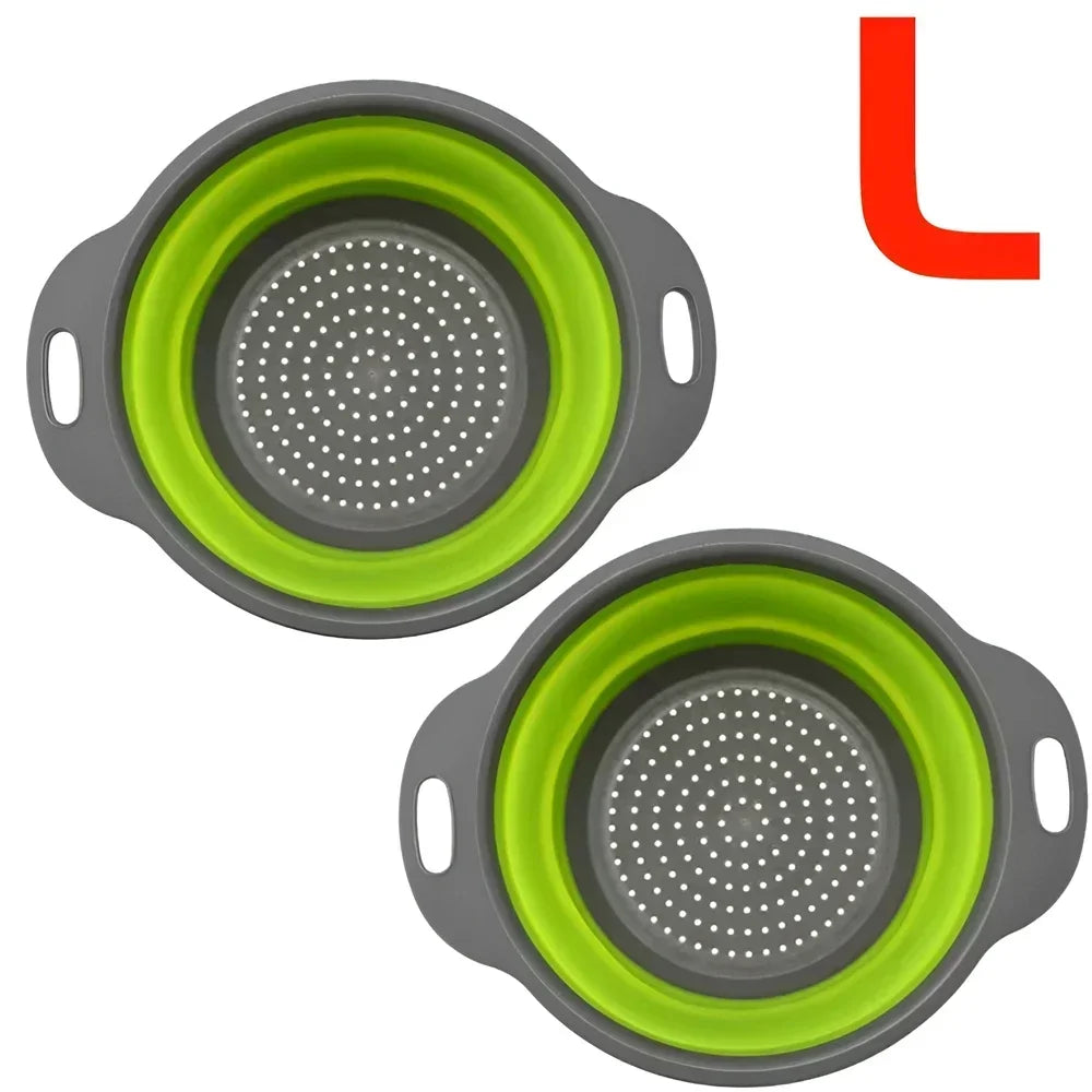 Foldable Silicone Colander Set