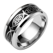 Meteorite Tungsten Wedding Ring