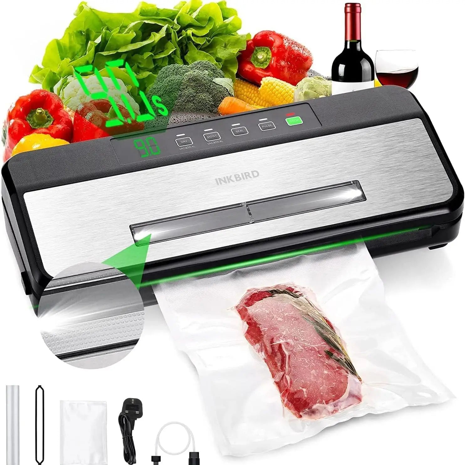 INKBIRD 80KPA Vacuum Sealer Machine