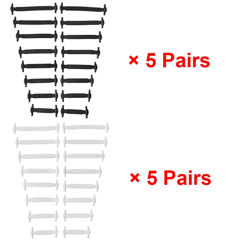 No-Tie Silicone Shoelace Set